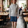 salzhaut - VIKSJÃ Damen normale Passform - adenauer & co - Anker - Basic - 1 - farbe_Grey Melange