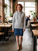 salzhaut - VIKSJÃ Damen normale Passform - adenauer & co - Anker - Basic - 1 - farbe_Grey Melange