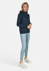 salzhaut - VISIT Damen Hoodie Relaxed-Fit - adenauer & co - Anker - Basic - 17 - #farbe_Navy