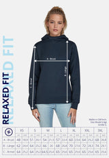 salzhaut - VISIT Damen Hoodie Relaxed-Fit - adenauer & co - Anker - Basic - 18 - #farbe_Navy