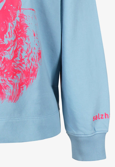 salzhaut - VÖRSLACH Damen Oversized - Frontprint - Hoodie - Kapuzenpullover - 14 - #farbe_breeze