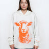 salzhaut - VÖRSLACH Damen Oversized - Frontprint - Hoodie - Kapuzenpullover - 1 - #farbe_offwhite
