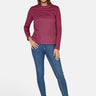 salzhaut - VOSS Damen normale Passform, Relaxed-Fit - Langarmshirt - Longsleeve - Pullover - 1 - #farbe_navy-beetroot