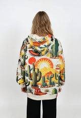 Salzhaut - VULLTREFFER Damen Oversized - All-over-Print - Hoodie - Kapuzenpullover - 4 - #farbe_multicolor