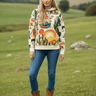 salzhaut - VULLTREFFER Damen Oversized - adenauer & co - All - over - Print - Anker - 1 - farbe_Multicolor