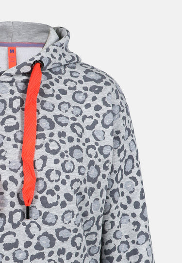 salzhaut - WEEK Damen Oversized - All-over-Print - Hoodie - Kapuze - 6 - #farbe_grey-melange