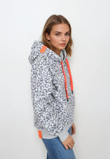 Salzhaut - WEEK Damen Oversized - All-over-Print - Hoodie - Kapuze - 5 - #farbe_grey-melange
