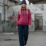 salzhaut - WEPS Damen Pullover normale Passform - adenauer & co - Anker - Basic - 1 - farbe_Beetroot