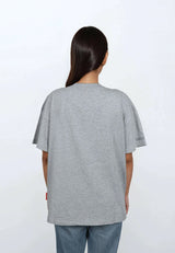 Salzhaut - WEVEN Damen Relaxed-Fit - Damen - Dreieckstuch - Frontprint - 11 - #farbe_grey-melange