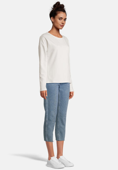 salzhaut - WIEDE - Koll. WI24 Damen hinten länger - Hamburg - Rundhals - Sweatshirt - 5 - #farbe_offwhite