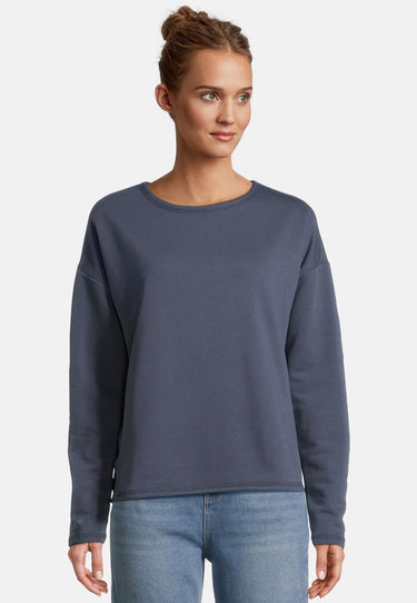 salzhaut - WIEDE - Koll. WI24 Damen hinten länger - Hamburg - Rundhals - Sweatshirt - 8 - #farbe_navy