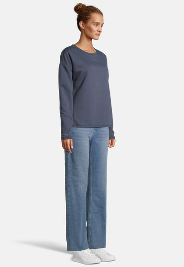 salzhaut - WIEDE - Koll. WI24 Damen hinten länger - Hamburg - Rundhals - Sweatshirt - 10 - #farbe_navy