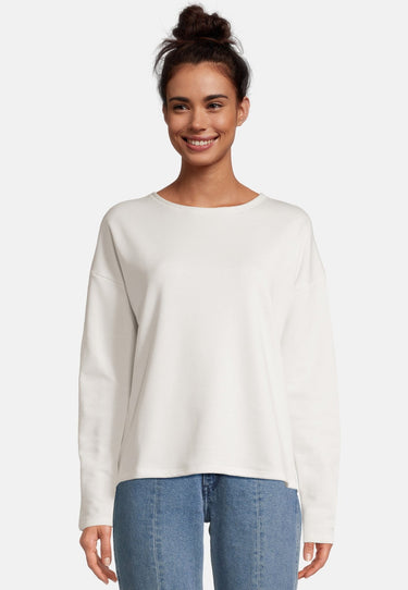 salzhaut - WIEDE - Koll. WI24 Damen hinten länger - Hamburg - Rundhals - Sweatshirt - 1 - #farbe_offwhite